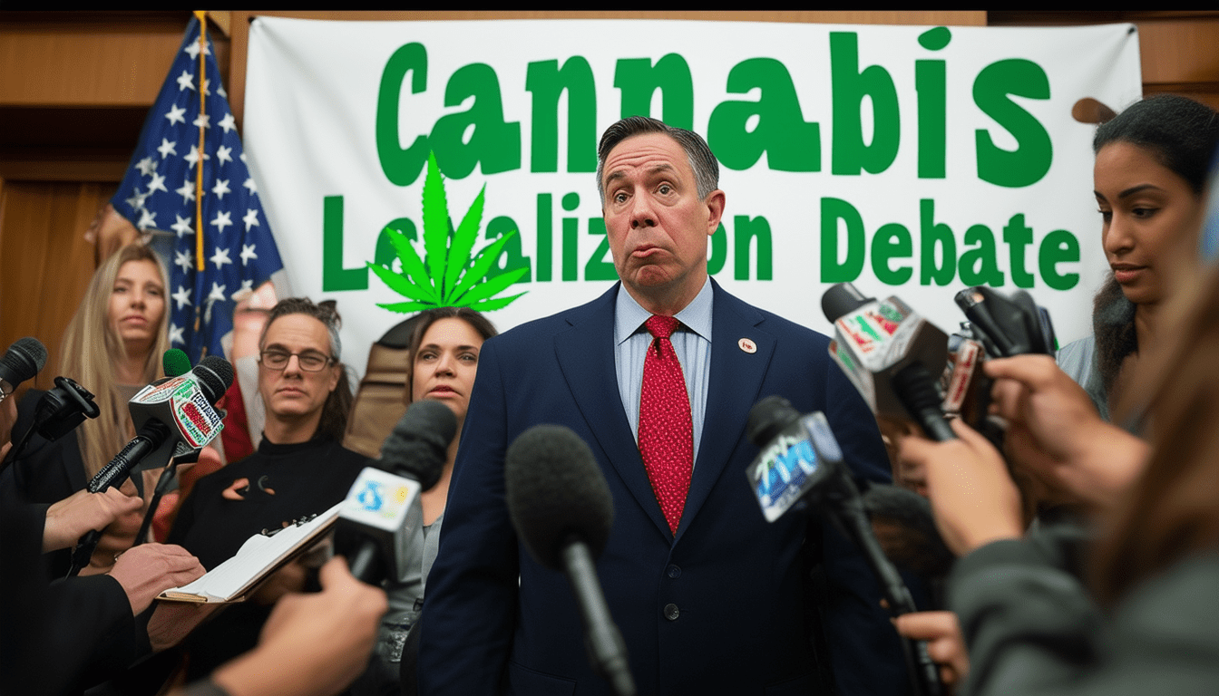 a gop congressman finds himself at the center of a cannabis controversy, raising eyebrows as his private actions contradict his public stance against legalization. explore the implications and reactions surrounding this political dilemma.