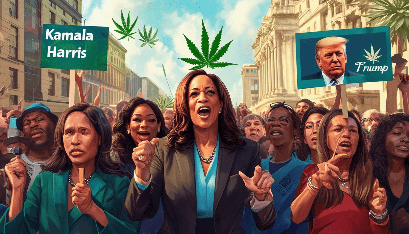 a recent poll shows that marijuana users prefer kamala harris over donald trump, despite both candidates supporting legalization. discover insights into voter preferences and the impact of cannabis legalization on the upcoming election.