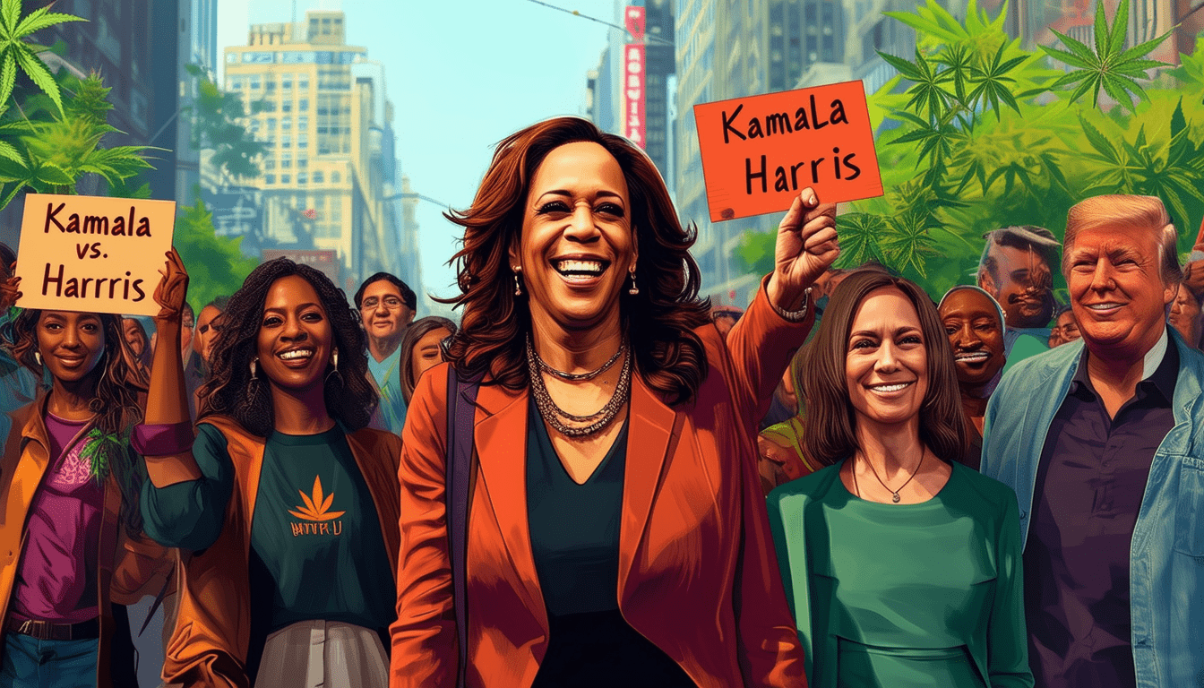 a recent poll indicates that marijuana users prefer kamala harris over donald trump, despite both politicians supporting legalization. explore the insights behind this surprising trend and what it means for the upcoming elections.