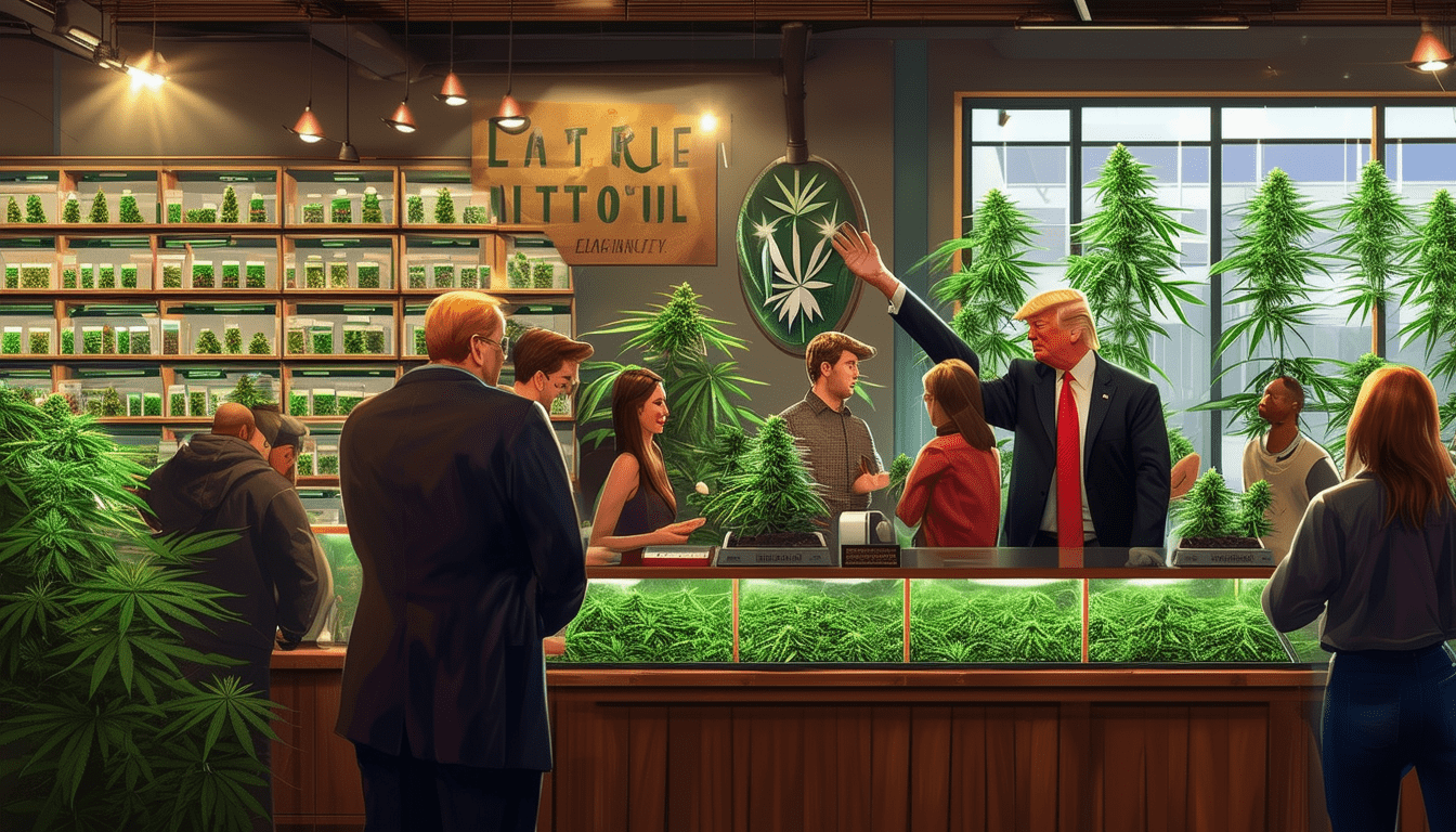 explore the potential implications of donald trump's presidential election on marijuana legislation reform. analyze how his policies and political influence could shape the future of cannabis laws in the united states, affecting legalization efforts, state regulations, and the broader cannabis industry.