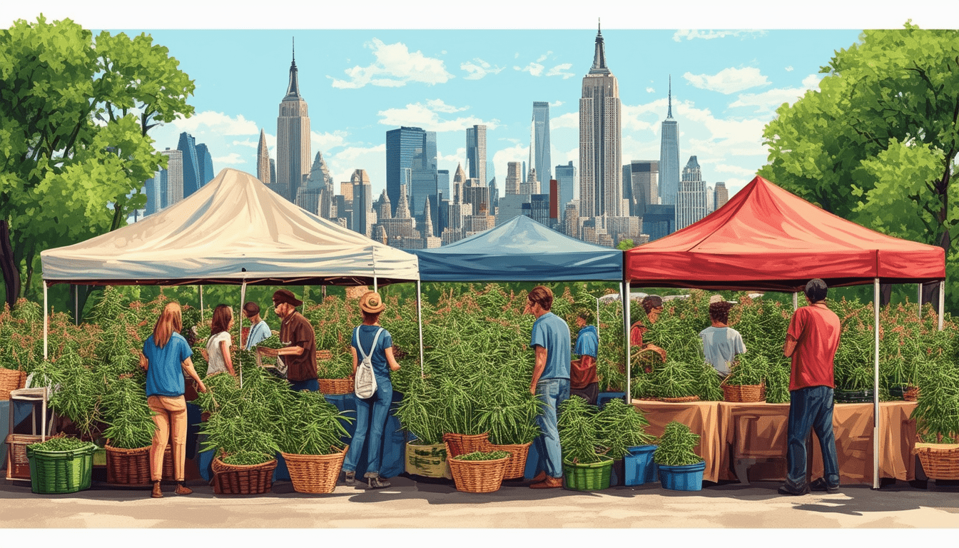 new york governor signs legislation to establish marijuana farmers markets and officially classify cannabis as an agricultural commodity, paving the way for a thriving cannabis economy and promoting local agriculture.